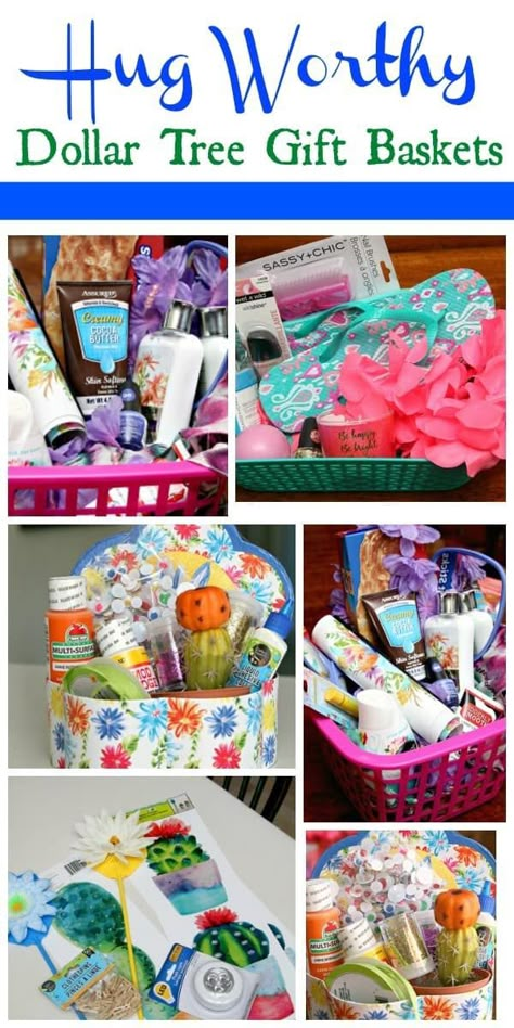 Dollar Tree Gift Baskets make everyone happy #dollartree #crafts #giftbasket #mothersday #gift Dollar Tree Gift Basket, Diy Dollar Tree Gifts, Dollar Store Gifts, Gift Baskets Diy, Making A Gift Basket, Dollar Tree Wedding, Dollar Tree Gifts, Gift Baskets Ideas, Homemade Gift Baskets