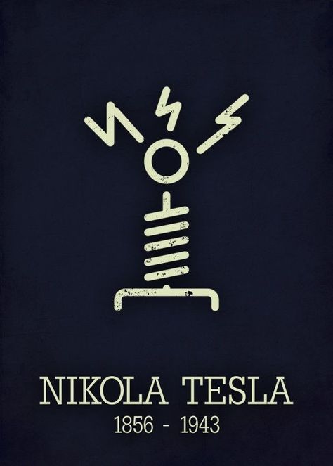 Nicola Tesla Art, Nikola Tesla Wallpaper, Nikola Tesla Art, Tesla Poster, Physics Tattoos, Physics Poster, Tesla Logo, Nicola Tesla, Nicolas Tesla