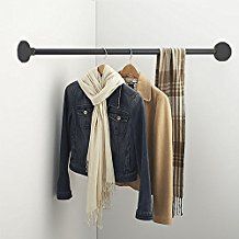 Pipe Clothes Rack, Corner Closet, Closet Bar, Clothes Rod, Shoe Storage Shelf, Hanging Bar, Closet Rod, Garment Racks, Minimalist Furniture