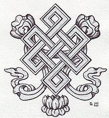 Tibetan Tattoo, Tibetan Symbols, Feng Shui Symbols, Buddhist Tattoo, Endless Knot, Knot Tattoo, Buddhist Symbols, Indian Tattoo, Tibetan Art