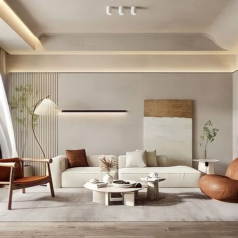 White And Wood Living Room, White Wood Living Room, Japandi Interiors Living Room, Japandi Living Room, Japandi Interiors, Minimal Living Room, Japandi Living, Japandi Interior, Space Living Room