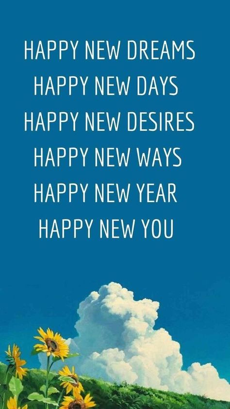 The new year is a time for fresh starts and new possibilities. Let go of the past and embrace the future with hope and optimism. Set your sights on your dreams and make a plan to achieve them. With hard work and dedication, anything is possible. Hello January Quotes, Quotes 2025, New Year Wishes Cards, New Year Motivational Quotes, New Years Eve Quotes, New Year Wishes Quotes, Welcome New Year, Happy New Year Message, Happy New Year Pictures