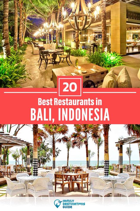 20 Best Restaurants in Bali, Indonesia — Top-Rated Places to Eat! Ubud Bali Restaurants, Best Restaurants In Bali, Bali Restaurant, Sanur Bali, Bali Baby, Bali Honeymoon, Bali Trip, Bali Vacation, Travel Bali