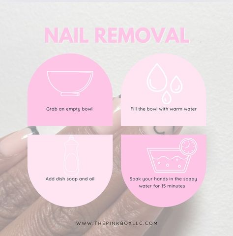 All sets are reusable ♻️. Follow these steps ⬆️ If you’re not properly removing your press on nails it can cause damage and pain to your natural nails and you won’t be able to reuse them. @officialpinkboxllc @officialpinkboxllc @officialpinkboxllc #pressonnailset #presson #pressonnailslovers #pressonnailsets Press Ons, Natural Nails, Press On Nails, At Home, Small Business, Nails, Quick Saves