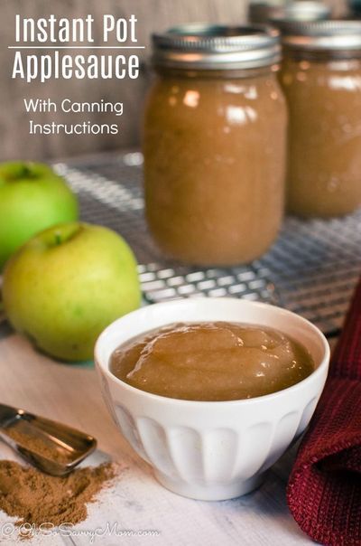 Applesauce For Canning, Applesauce Recipes Canning, Pressure Cooker Applesauce, Applesauce Recipes, Instant Pot Applesauce, Recipes For Instant Pot, Canning Instructions, Canning Applesauce, Packable Lunches