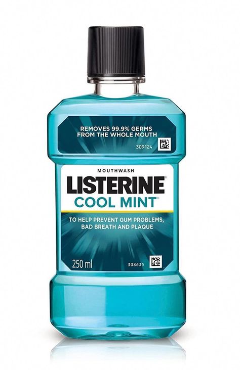 #OralCareDental Listerine Mouthwash, Homemade Mouthwash, Listerine Cool Mint, Antiseptic Mouthwash, Blemish Remover, Tooth Decay, Cotton Ball, Mouthwash, Oral Hygiene