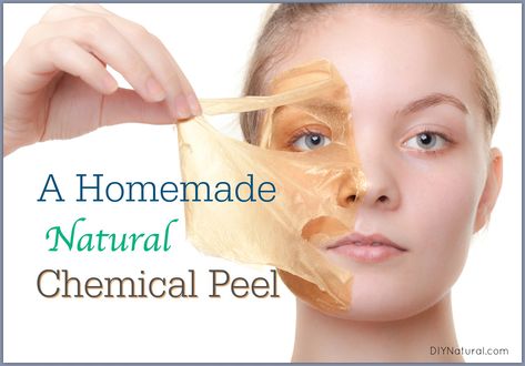 A Natural and Homemade Chemical Peel Recipe Diy Facial Peel, Diy Chemical Peel, Natural Aging Skin Care, Facial Peels, Diy Pool Ideas, Face Peel Mask, Kat Diy, Mask At Home, Face Peel