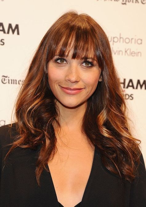 Fred Leighton, Rashida Jones, Celebrities Before And After, Long Bangs, Haircuts For Fine Hair, Fish Tail Braid, Dream Hair, Hair Health, Redheads