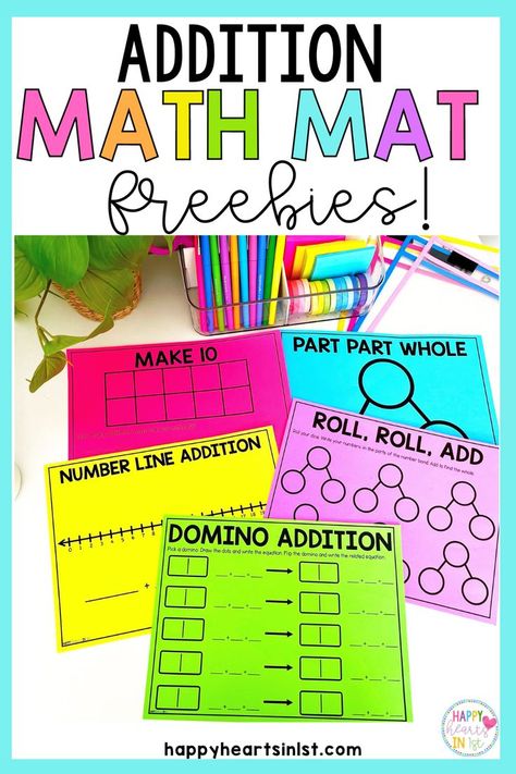 Guided math small group instruction in first grade elementary classroom math center activities and hands-on learning Easy Prep Math Centers First Grade, 1st Grade Eureka Math, First Grade Math Intervention Activities, Envision Math 1st Grade, Simple Math Activities For Kindergarten, First Grade Math Intervention, 1st Grade Math Small Groups, 2nd Grade Math Manipulatives, Add In Any Order First Grade Activities