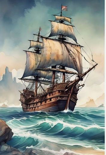 Boat Tattoos, Art For Painting, Navy Boat, Sailing Art, Old Sailing Ships, Iphone Wallpaper Hipster, Beautiful Scenery Pictures, Ship Drawing, Ship Paintings