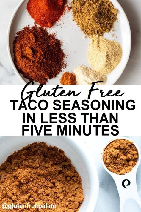 Dairy Free Tacos, Easy Taco Seasoning Recipe, Taco Seasoning Easy, Gluten Free Taco, Gluten Free Taco Seasoning, Gluten Free Tacos, Homemade Taco Seasoning Recipe, Chicken Taco Seasoning, Taco Seasoning Recipe