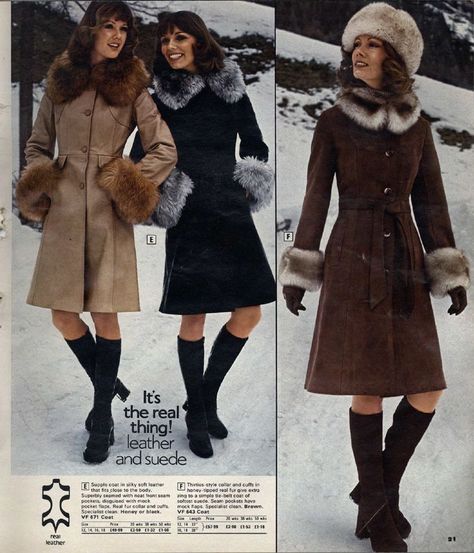 1960s Fashion Winter, Winter 1970s Fashion, 70 Winter Fashion, 1970s Winter Fashion Women, Winter 60s Fashion, Russian Vintage Fashion, 70s Winter Outfits Vintage, 1974 Outfits, 50s Winter Outfits