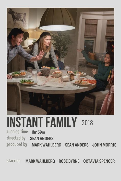 Instant Family Poster, Instant Family Movie Poster, The Family Plan Movie, Funny Family Movies To Watch, Films To Watch With Family, Instant Family Movie, Family Polaroid, Polaroid Movies, Family Movie Poster