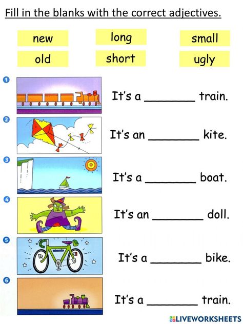 Year 1 English Unit 2 Let's Play (Adjectives) worksheet Adjectives Year 1, Year 1 Adjectives Activities, English Year 1 Worksheet, Year 1 English Activities, Adjectives Worksheet 2nd Grade, Adjectives Worksheet For Grade 1, Year 1 Worksheets, Year 2 English Worksheets, Year 1 English Worksheets