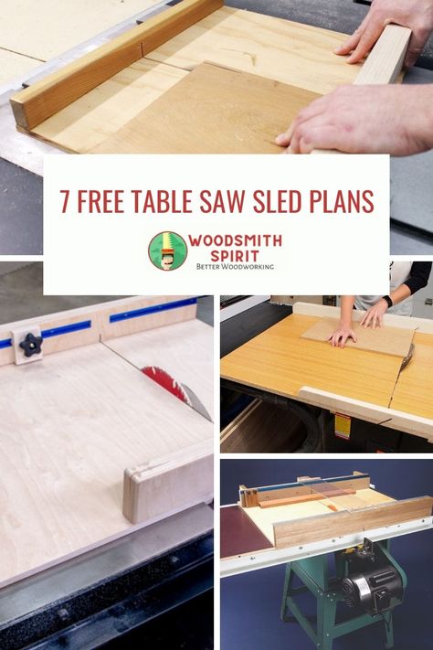 One of the most useful jigs you can make for your shop is a table saw sled. You can make yours using one of the many plans that you find online. Table Saw Sled Plans How To Make, Diy Table Saw Sled Plans, Tablesaw Sled Diy, Diy Table Saw Jigs, Crosscut Sled Plans Table Saw, Table Saw Sled Diy, Table Saw Jigs Diy, Diy Table Saw Sled, Table Saw Sled Plans