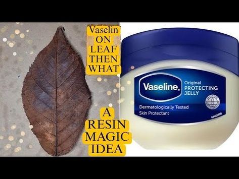 VASELIN HACK IN RESIN | WOW - YouTube Uv Resin Hacks, Leaf Sculpture, Diy Resin Crystals, Resin Leaf, Resin Crafting, How To Make Resin, Drip Art, Art Pierre, Resin Crafts Tutorial