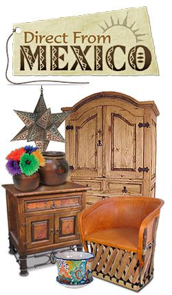 Borderlands Trading Company – Wholesale Mexican Furniture & Rustic Decor Mexican Furniture Hacienda Style, Mexican Dining Room, Mexican Style Home, Mexican Style Decor, Hacienda Decor, Mexican Interior Design, Ranch Furniture, Mexican Interiors, Mexican Kitchen Decor