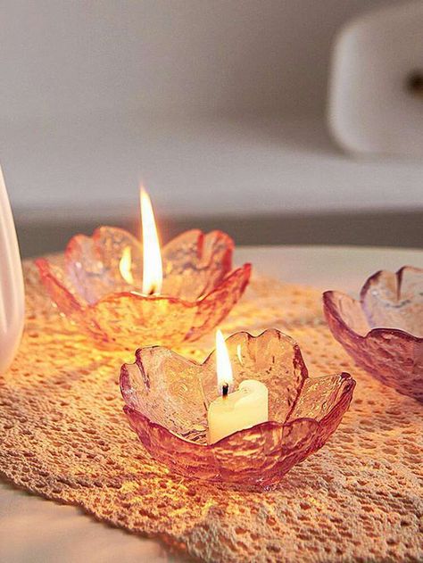 Free Returns ✓ Free Shipping On Orders $49+ ✓. 1pc Cherry Blossom Shaped Candle Holder- Candles & Holders at SHEIN. Sage Green Quince, Candle Decor Bedroom, Aphrodite Core, Art Gallery Event, Dreamy Coquette, Esthetician Decor, Candlestick Crafts, Lotus Flower Candle Holder, Lotus Flower Candle