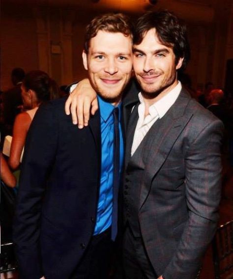 Joseph Morgan & Ian Somerhalder. Crush Movie, Matt Czuchry, Ian Joseph Somerhalder, Teen Wolf Memes, Hemlock Grove, Vampire Diaries Guys, Vampire Diaries Wallpaper, Don Draper, Vampire Diaries Damon