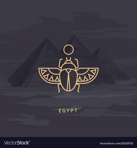 Kemetic Symbols, Egyptian Illustration, Egyptian Art Drawing, Scarab Beetle Tattoo, Egyptian Design Pattern, Scarab Tattoo, Egyptian Scarab Beetle, Egyptian Beetle, Egypt Design