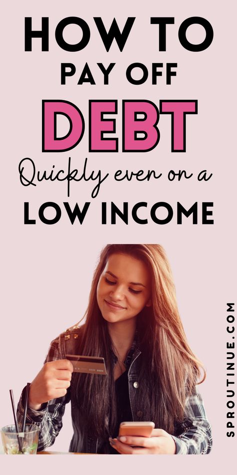 Getting out of debt may seem difficult but it's easy with the right debt-pay-off strategies. Here's how to pay off debt quickly even on a low income. Budget Weekly Paycheck, Low Income Budgeting, Clear Debt, Zero Based Budget, Simple Budgeting, Pay Off Debt Quickly, Easy Budgeting, Debt Management Plan, Monthly Budgeting