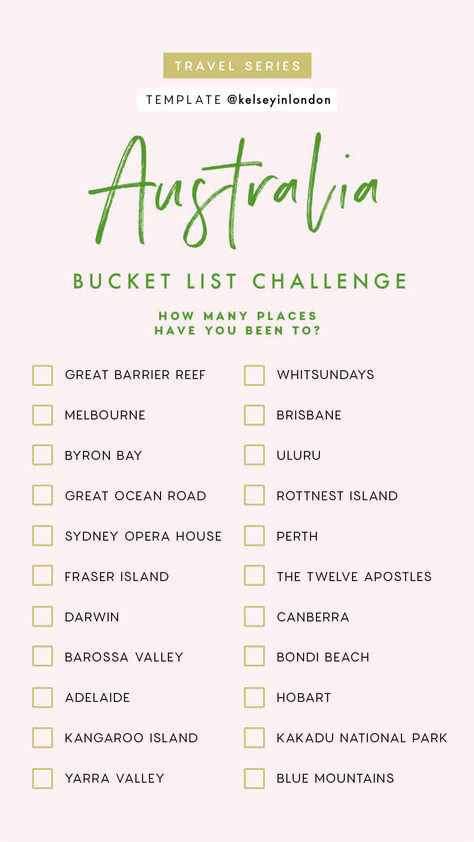 Australia Australia Bucket List, Travel Bucket Lists, List Challenges, Jobs For Teens, Travel Checklist, Travel Australia, Travel Bug, Bucket Lists, Future Travel