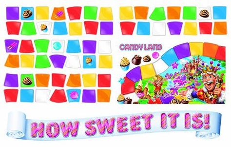 Candy Land™ Mini Bulletin Board Set Logo Candy, Work Bulletin Board, Sugarplum Christmas, Work Bulletin Boards, Gingerbread Activities, Candy Logo, I Ready, Christmas Bulletin, Classroom Board