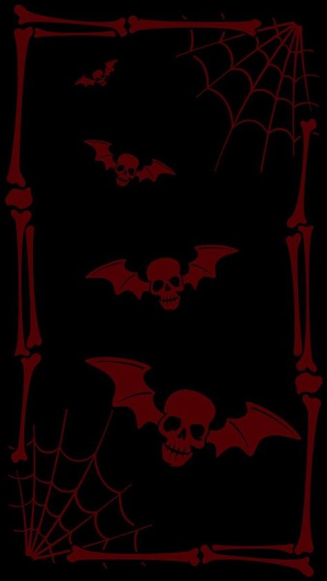 Dark Red And Black Background, Red And Black Gothic Wallpaper, Goth Background Wallpapers, Horrorcore Wallpaper, Red Goth Wallpaper, Goth Background, Wallpaper Goth, Bat Wallpaper, Emo Backgrounds