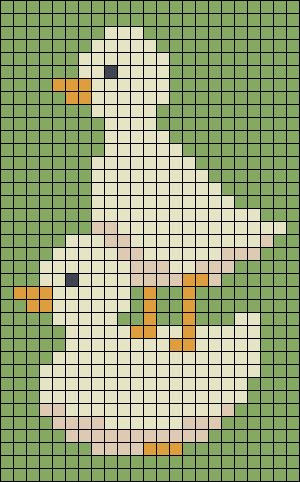 Cross Knitting Pattern, Aesthetic Alpha Pattern Crochet, Acnh Picnic Blanket Pattern Grid, Duck Granny Square Pattern, Mini Crochet Tapestry Pattern, Bird Grid Pattern, Cottagecore Grid Pattern, Duck Tapestry Crochet, Duck Grid Pattern