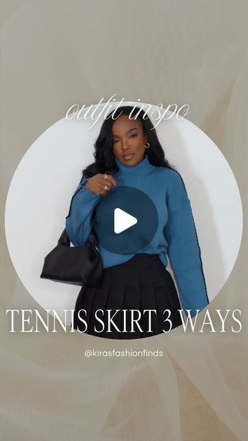 Shakirah A Abboud on Instagram: "How to wear your tennis skirt for Fall/Winter  🫶🏽 Comment “KFF93” to get everything in this video 🫶🏽 If you did this and still can’t see it- join my broadcast channel: OUTFIT LINKS  Sizing: I’m a small in all | Boots are TTS 5’4 140lbs  🫶🏽 comment 🔥🔥 if you’re feeling these looks 🫶🏽 save this post to refer back to when styling → share to a friend  Follow @kirasfashionfinds for outfit inspo & join my broadcast channel for the tea #fashionstyle #womensstyle #casualchic #explore #viralreels #whatiwore #fashion #fyp #explorepage #blacklifestyle #style #fashion #fashionblogger #Itkcreator #whattowear #amazonfashion #fallfashion #outfitideas #casualstyle #amazonmusthaves #amazonfashionfinds #colorcombo #tennisskirt @amazonfashion" Skirt With Doc Martens, Tennis Skirt And Sweatshirt, Skirt And Sweatshirt, Brunch Outfit Black Woman, Clothes Must Haves, Tennis Skirt Black, Skirt For Fall, Outfit Links, Out Outfits