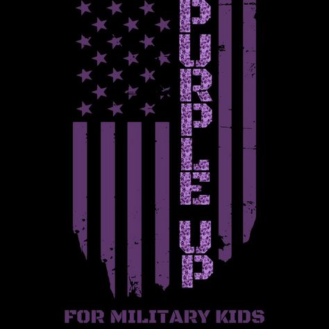 Purple Up tees, support military kids #purpleupformilitarykids #purpleup Purple Up For Military Kids, Military Kids, Military Support, Purple Heart, Heart Design, Cricut Projects, Cricut, Purple, Quick Saves