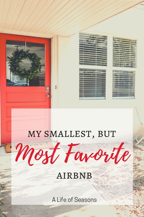 My Favorite Airbnb is a Surprisingly Small Space • A Life of Seasons Studio Rental, Maine Cottage, Duplex Design, Small Space Diy, Small Courtyards, Christmas Village Display, Airbnb Host, Small Studio, Air B And B