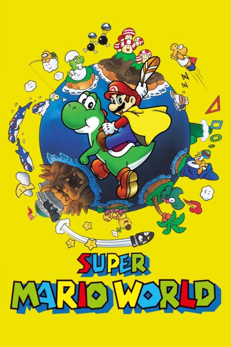 Super Mario World (1990) Mario Cosplay, King Koopa, Super Mario Games, Gaming Stuff, World Wallpaper, Mario Games, Super Mario Art, Falling Kingdoms, Super Mario World