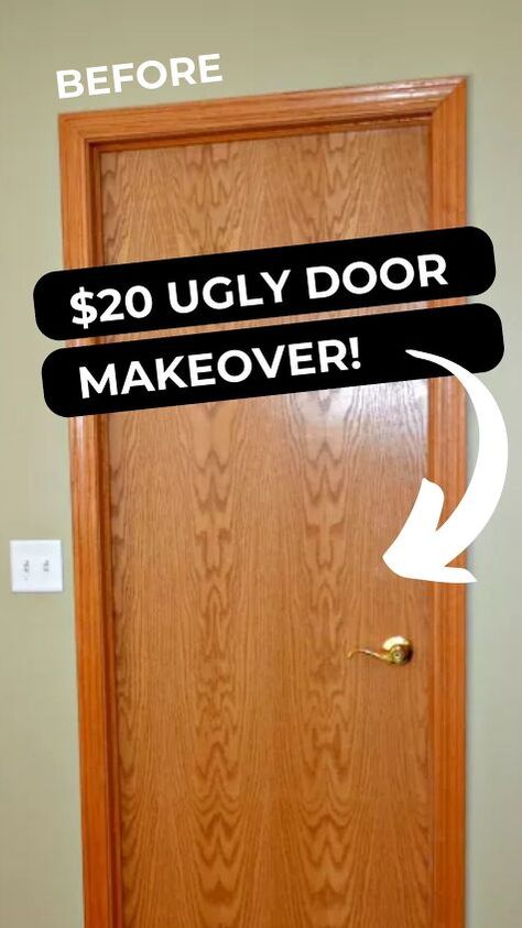 We love home improvement DIY projects and this interior door before and after makeover idea on a budget is one of our favorites. #doordiy #beforeafter #doormakeover Deur Makeover, Interior Door Makeover, Diy Interior Doors, Design Hallway, Entrance Interior, Hallway Ideas Entrance, Inspire Me Home Decor, Summer Decorating Ideas, Up House