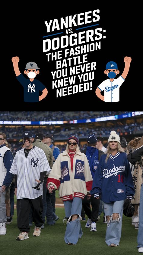 Brace yourself for more than just a World Series showdown with Yankees vs. Dodgers! 🍂 It's a fashion face-off in the stands, showcasing spring/summer 2025 trends that are more riveting than a ninth-inning homer. Cozy layers, stylish lineups, and iconic vintage pieces turn bleachers into style runways. Want to make your game day unforgettable? Discover more game-day outfit inspiration and redefine your fashion legacy NOW! ⚾👗 La Dodgers Outfit Women, Dodgers Jersey Outfit, Dodgers Outfit Women, La Dodgers Outfit, Dodgers Outfit, Halloween Phrases, 2025 Trends, Summer 2025, Jersey Outfit