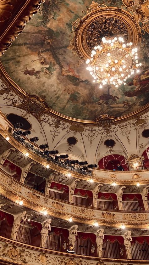 Hnk Zagreb, Decadence Aesthetic, Theatre Wallpaper, All The Worlds A Stage, Entertainment Aesthetic, Chandelier Aesthetic, Stage Aesthetic, Culture Around The World, Theatre Aesthetic