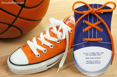 Celebrate the sports fan in your life with these winning basketball sneakers… Pete The Cat Party, Diy Basketball, Dunk Basketball, Baked Chicken Nuggets, Nike Air Max 2016, Comfortable Running Shoes, Basketball Party, Lebron Shoes, Basketball Birthday