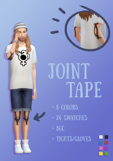 All items are unisex, but some require meshes! Joint Tape If you have EDS like me, taping can be useful for particularly loose or wobbly joints! Disabili-Tee A comfy shirt with 9 different... Sims 4 Hospital, Bloxburg House Layouts, Sims 4 Cc Shopping, 21 Chump Street, Bright Pink Hair, Light Brown Skin, Sims 4 Decades Challenge, Sims 4 Cas Cc, Shopping Accessories