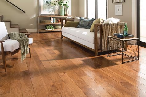 Mullican Provincial Hickory Honey Oak Floors, Wood Floor Colors, Loft Flooring, Hickory Hardwood Floors, Flooring Hardwood, White Oak Hardwood Floors, Floating Floor, Oak Hardwood Flooring, Floor Trim