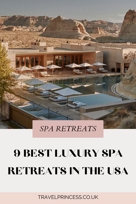 9 Best Luxury Spa Retreats in the USA Best Spa Resorts In The Us, Arizona Resorts, Spa Retreats, Spa Getaways, Spa Resorts, Spa Weekend, Spa Trip, Wellness Resort, Spa Resort