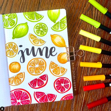 June Bullet Journal Cover Ideas, June Bujo Cover, Bujo Cover Ideas, June Bullet Journal Cover, June Bujo, June Bullet Journal, Bujo Cover, Journal Cover Ideas, Bullet Journal Month