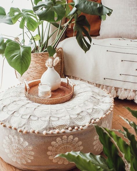 Bright boho living room