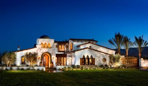 15 Exceptional Mediterranean Home Designs Youre Going To Fall In Love With   Part 2 Andalusia Architecture, Andalusian Architecture, Villa Am Meer, Spanish Exterior, Mediterranean Homes Exterior, Mediterranean Exterior, Spanish Hacienda, Hacienda Style Homes, Moorish Architecture