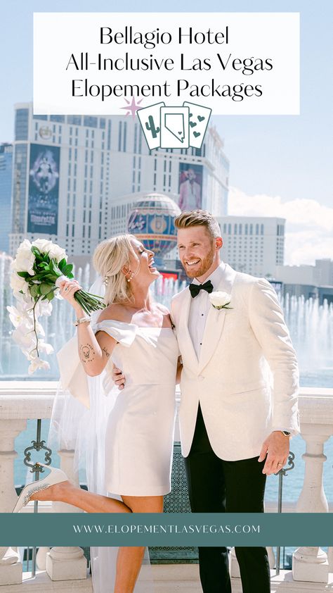 Get ready for a mesmerizing experience as you exchange your vows in front of the world-famous Bellagio fountains in Las Vegas. As the fountains soar and sway, you'll be immersed in a moment of pure magic. Your love story will be elevated to new heights as you say "I do" amidst the beauty and grandeur of this iconic Las Vegas landmark. Are you ready to say your vows and let the fountains serenade your love? Let's make it unforgettable! #BellagioFountainsWedding #bellagiowedding #lasvegaswedding Bellagio Wedding Vegas, Las Vegas Wedding Aesthetic, Las Vegas Wedding Pictures, Vegas Wedding Bouquet, Vegas Wedding Aesthetic, Las Vegas Vow Renewal, Bellagio Wedding, Las Vegas Wedding Ideas, Vegas Elopement Ideas