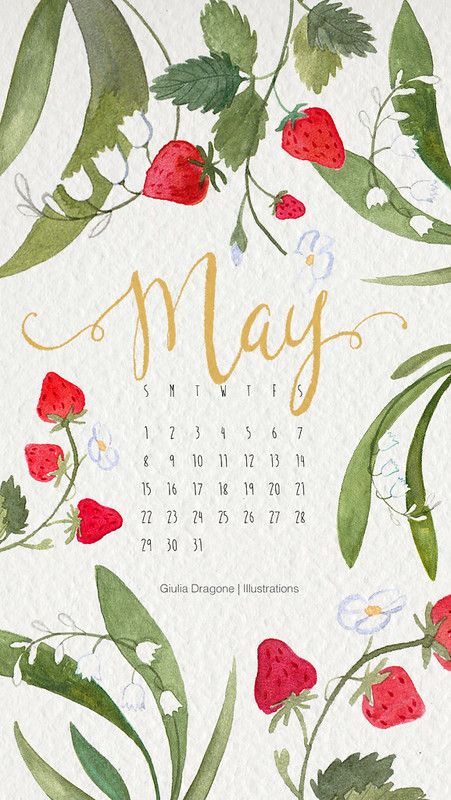 may 2016 | Giulia Dragone | Flickr Diy Desk Calendar, Illustration Calendar, Watercolor Calendar, Calendar Design Template, 달력 디자인, Diy Calendar, Business Card Inspiration, Calendar Wallpaper, Art Calendar