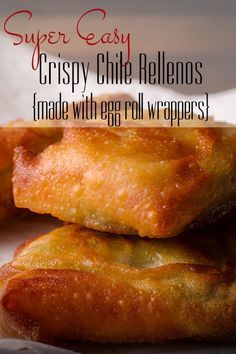 Easy Chile Relleno Recipe, Stuffed Chili Relleno Recipe, Chile Relleno Recipe, Stovetop Chili, Chilli Recipe, Chili Relleno, Chile Relleno, Egg Roll Wrappers, Mexican Cooking