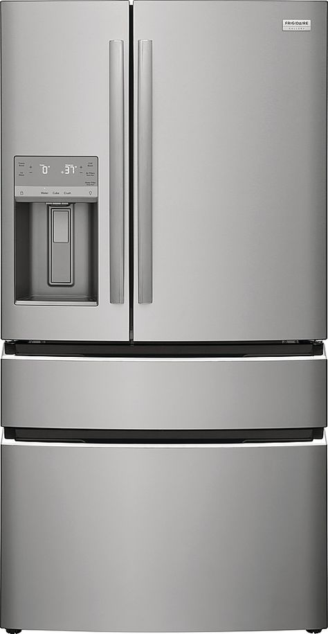 Shop Frigidaire Gallery 26.3 Cu. Ft. 4-Door French Door Refrigerator Stainless Steel at Best Buy. Find low everyday prices and buy online for delivery or in-store pick-up. Price Match Guarantee. Fridge Top, Frigidaire Gallery, Counter Depth Refrigerator, Clever Organizer, Kitchen Appliance Packages, Bottom Freezer Refrigerator, Stainless Steel Refrigerator, Freezer Burn, Counter Depth