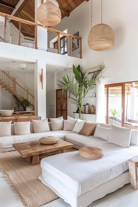 Global Inspired Decor, Bali Style Home, Bali Decor, Bali Furniture, Home Decorating Ideas Living Room, Global Decor, Bohemian Living Rooms, Bohemian Bedroom Decor, Beach House Interior