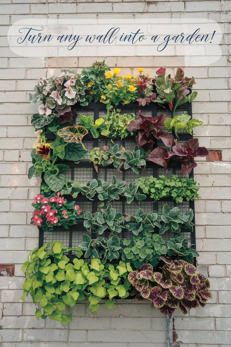 Transform Your Space with Vertical Gardening Small Vertical Garden, Tower Gardening, Herb Garden Wall, Vertical Green Wall, Garden Well, Well Art, Climbing Trellis, Vertical Garden Planters, Outdoor Herb Garden