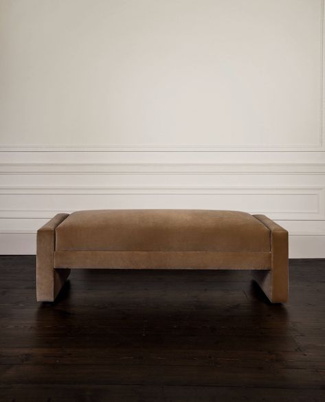 BENCHES. Such a versatile piece of furniture but often forgotten - see below for 3 ways to use a bench:⁠ ⁠ 1) At the end of your bed for a place to sit if you don't have space for an armchair. ⁠ 2) As extra seating in your Living Room, in front of a fireplace or TV so you don't block the view.⁠ 3) In your Entrance Hall to sit on when putting on your shoes. ⁠ ⁠ Where would you have a bench in your home? Upholstered Bench Seat, Traditional Benches, Timeless Bedroom, Havenly Living Room, Fabric Bench, Wood Stain Colors, Minimalist Bedroom Design, Bolster Cushions, Sofa Shop